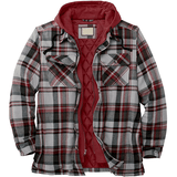 Outdoor Thick Plaid Casual Hoodie